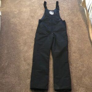 Men's Black Overalls